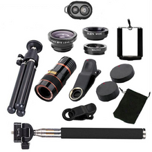 Load image into Gallery viewer, 10 in 1 Lens Kit 12x Zoom