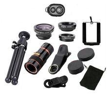 Load image into Gallery viewer, 10 in 1 Lens Kit 12x Zoom