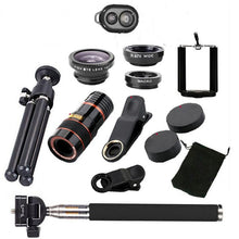 Load image into Gallery viewer, 10 in 1 Lens Kit 12x Zoom